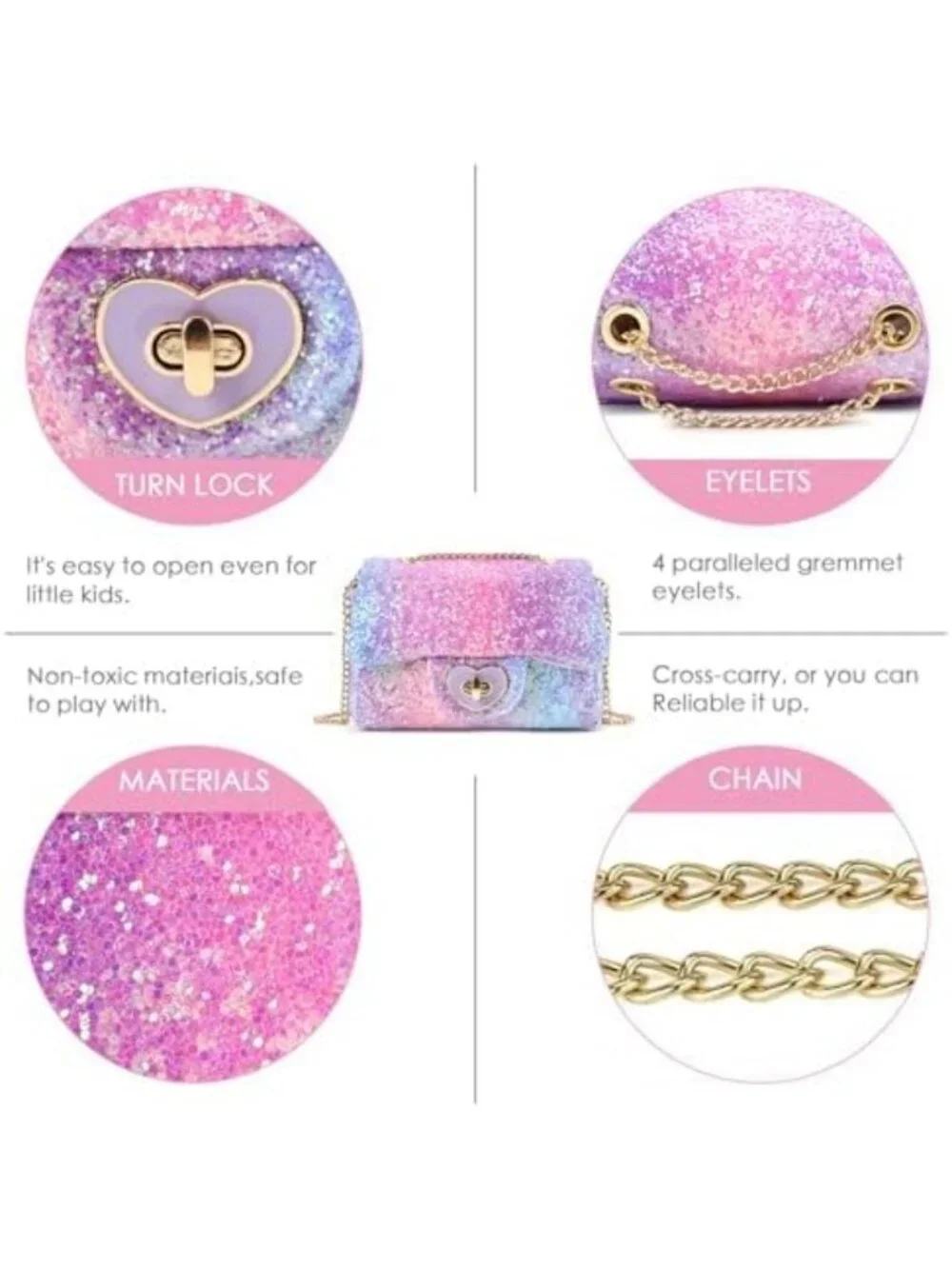 Adorable Toddler Crossbody Purse - Perfect Gifts for Little Girls & Fun